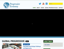 Tablet Screenshot of progressive-economy.org